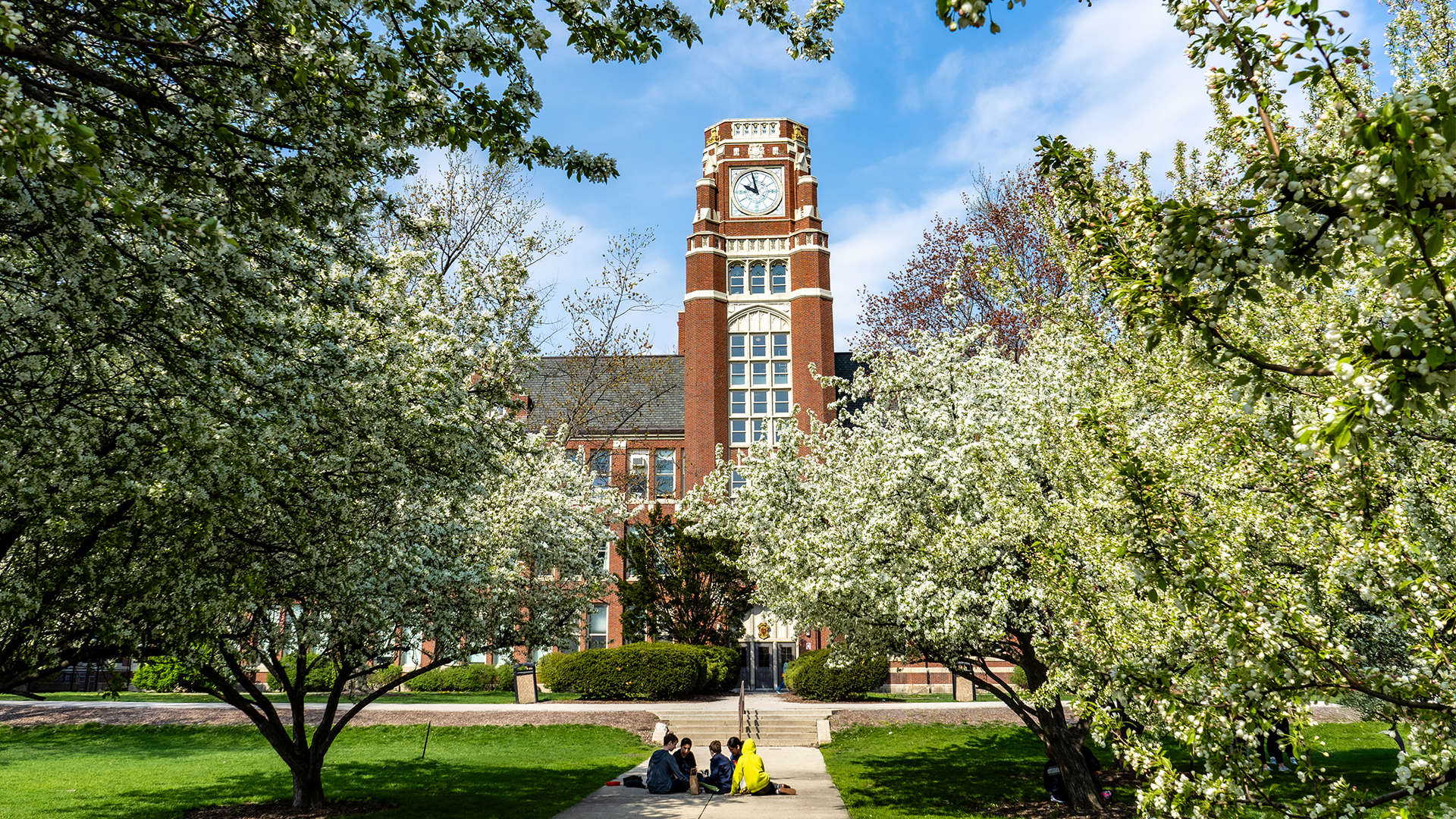 Lane Tech exterior campus building